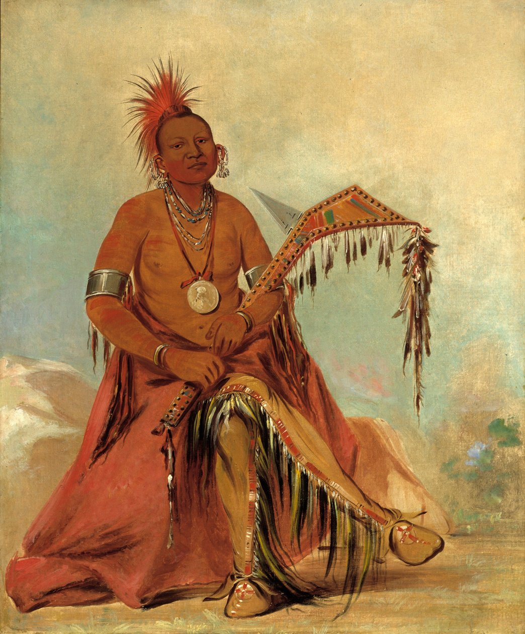 Cler-mónt, primo capo della tribù da George Catlin