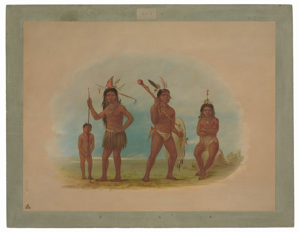 Quattro Indiani Arawak da George Catlin