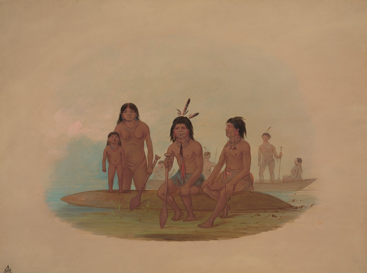 Indiani Marahua, 1854-1869 da George Catlin