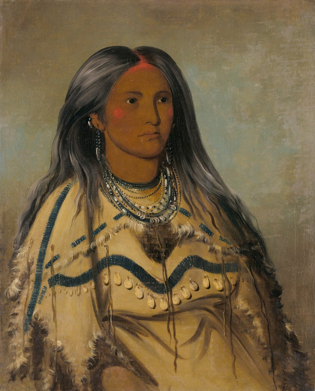 Sha-ko-ka-ka, Menta, la bella ragazza da George Catlin