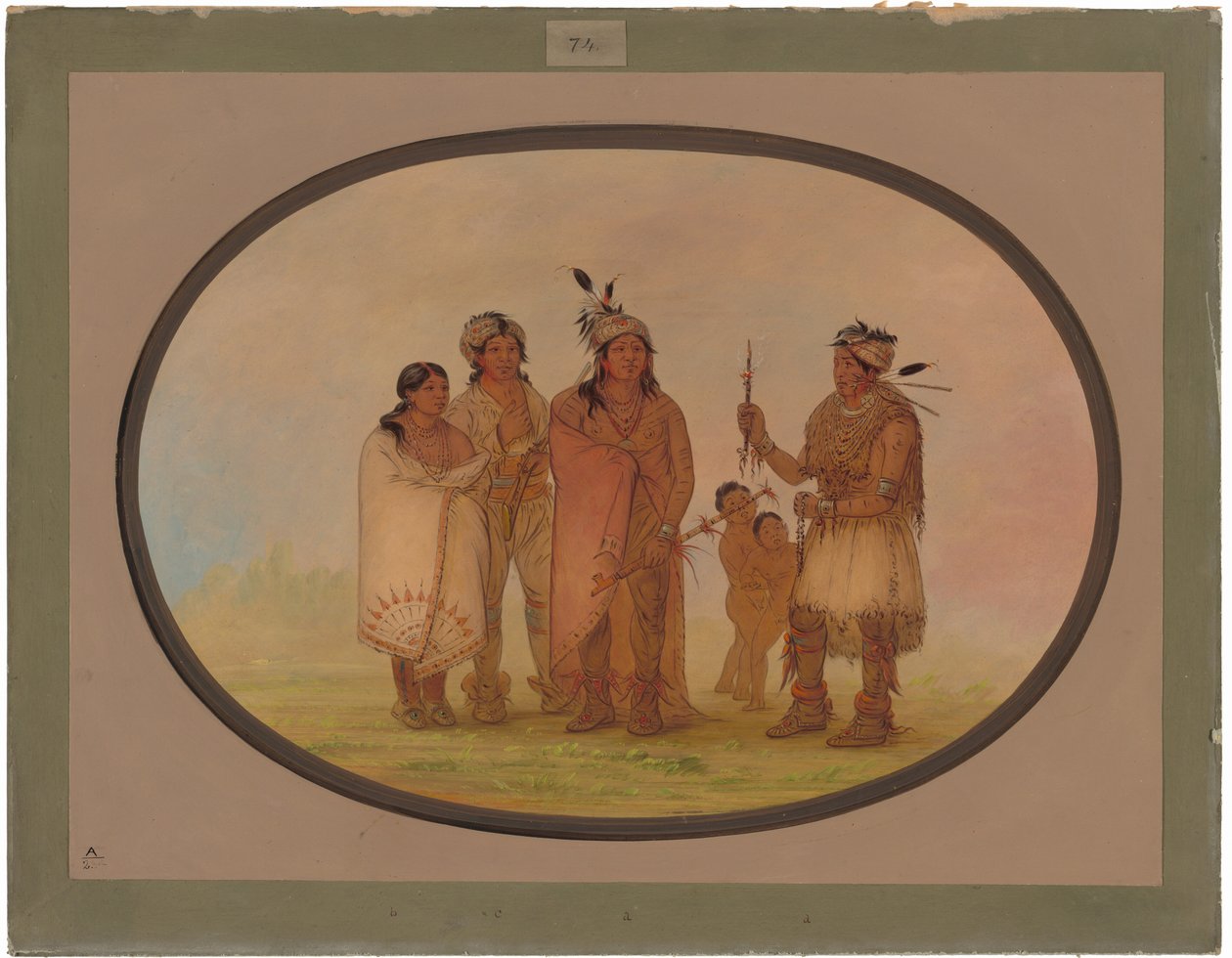 Indiani Shawano da George Catlin