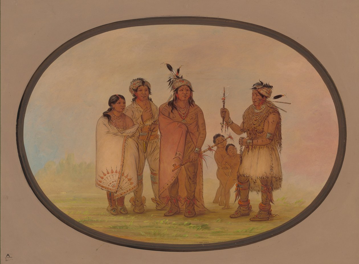 Indiani Shawano, 1861-1869 da George Catlin
