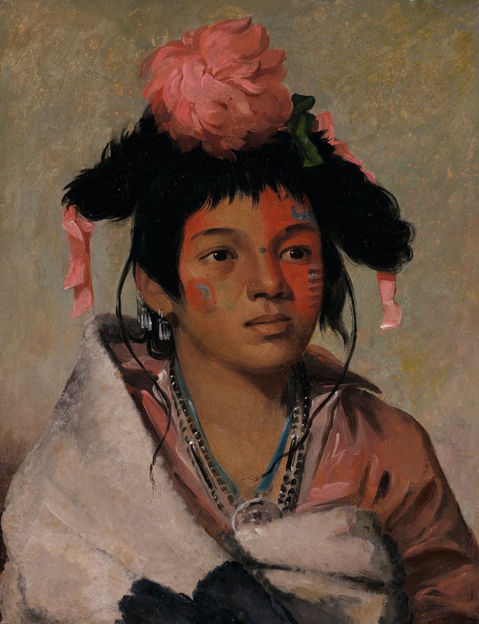 Tcha-káuk-o-ko-máugh, Grande Capo, un ragazzo da George Catlin