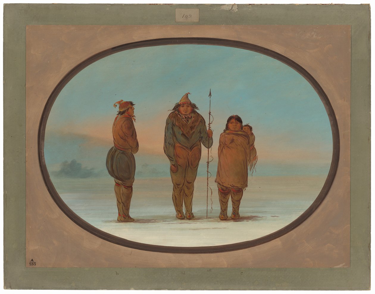 Tre Esquimesi da George Catlin