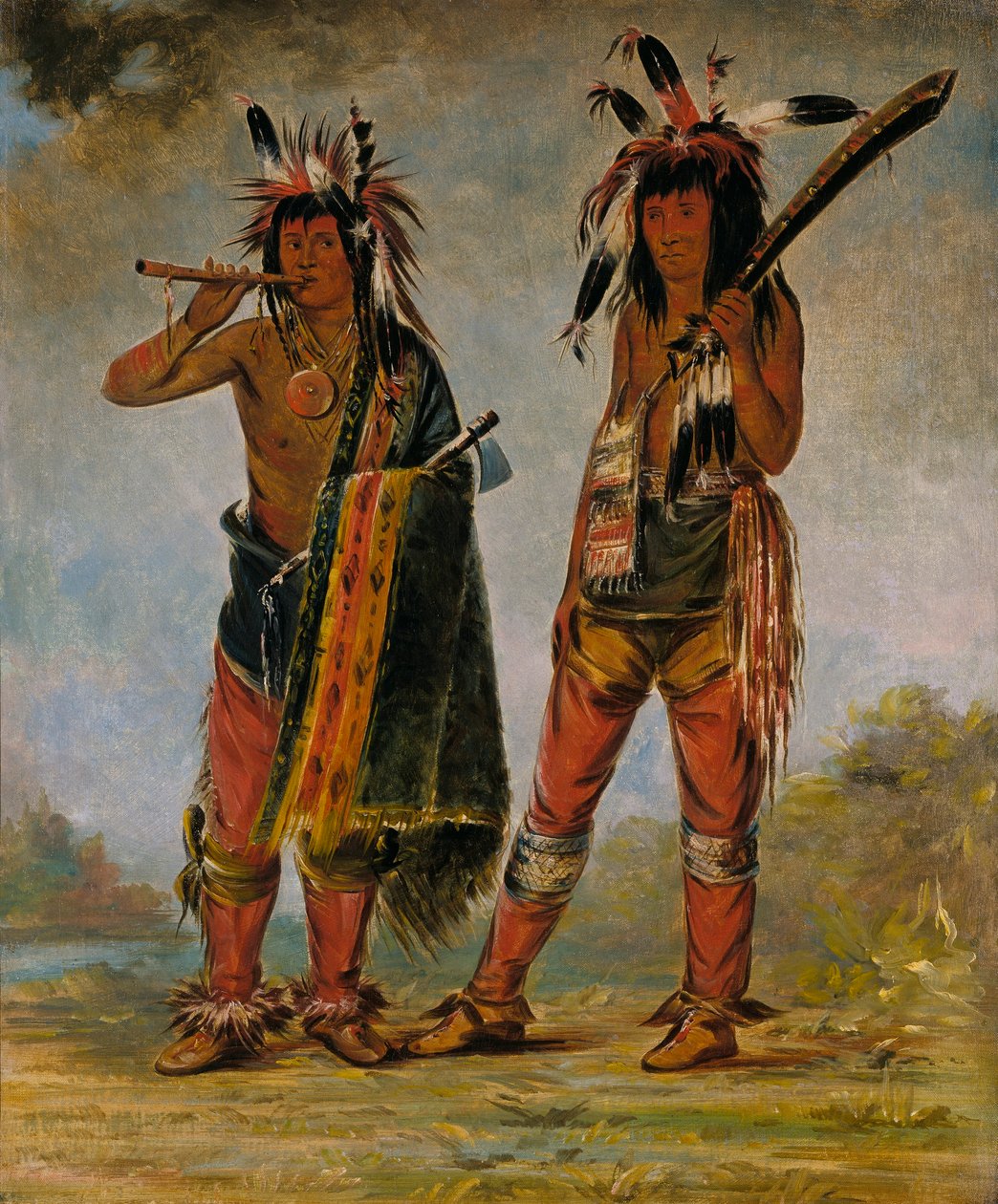 Due giovani uomini da George Catlin
