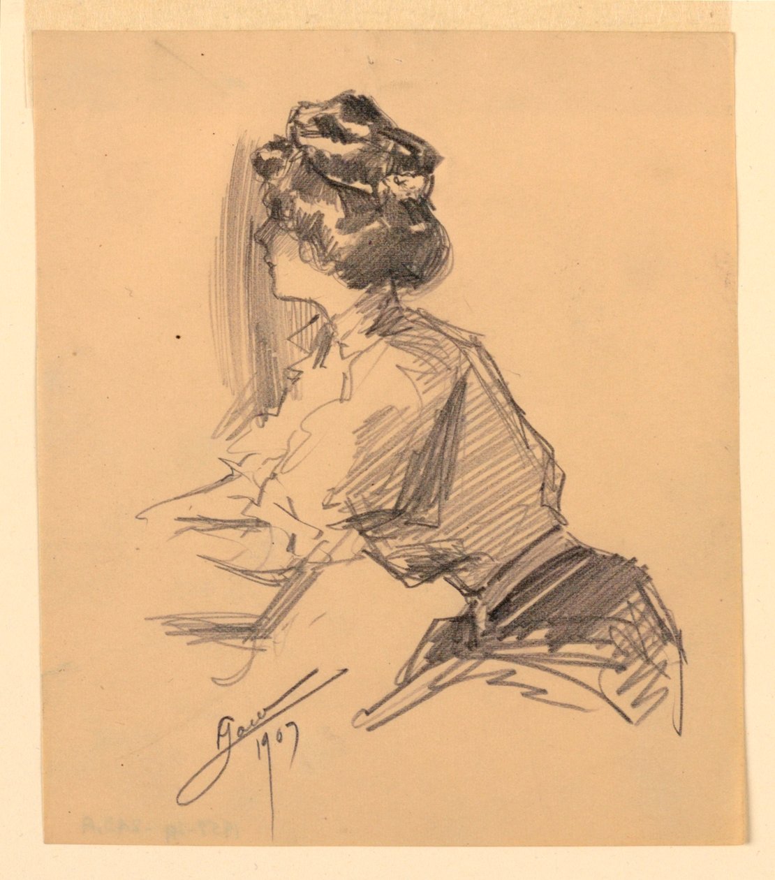Donna seduta da George Charles Aid