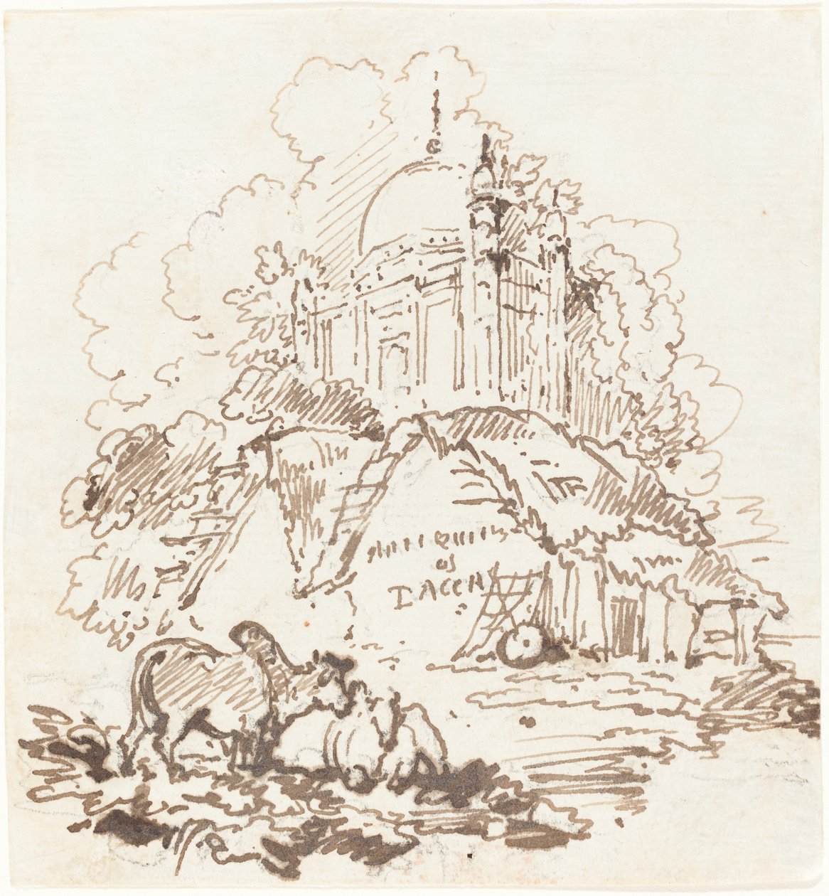 Antichità di Dacca da George Chinnery