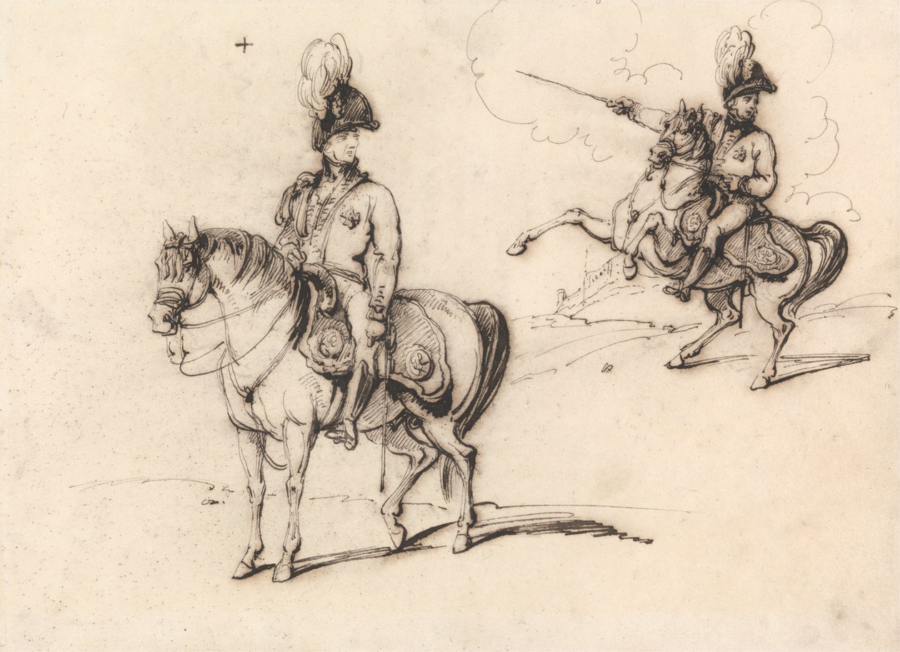 Studi Equestri di un Ufficiale Inglese da George Chinnery