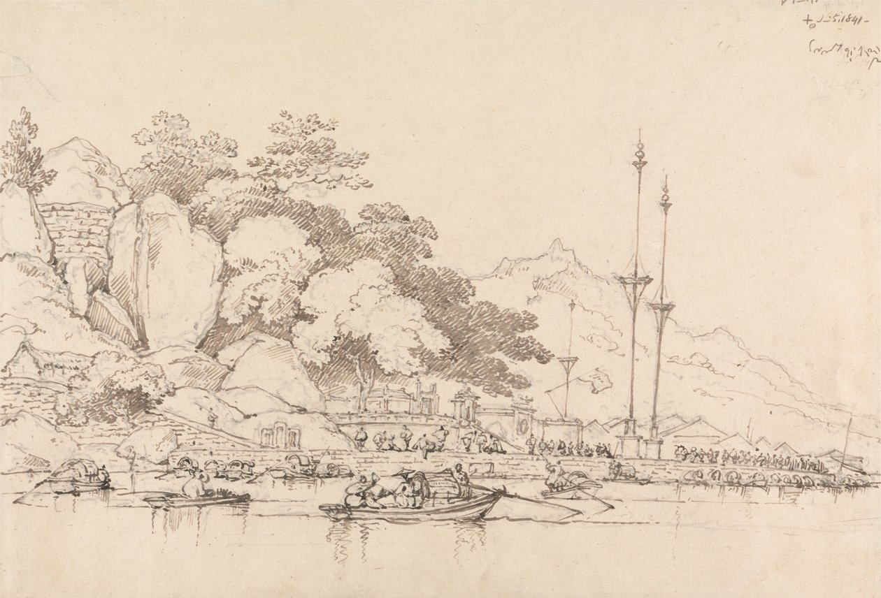 Lap House, Porto Interno, Macao da George Chinnery
