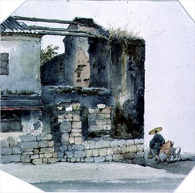 Scena a Macao da George Chinnery