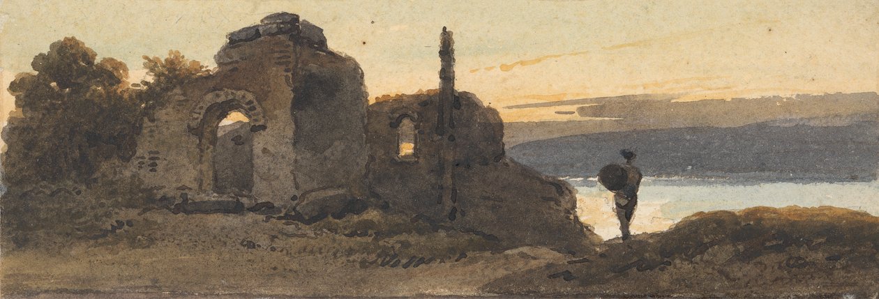 Tempio sul lago da George Chinnery