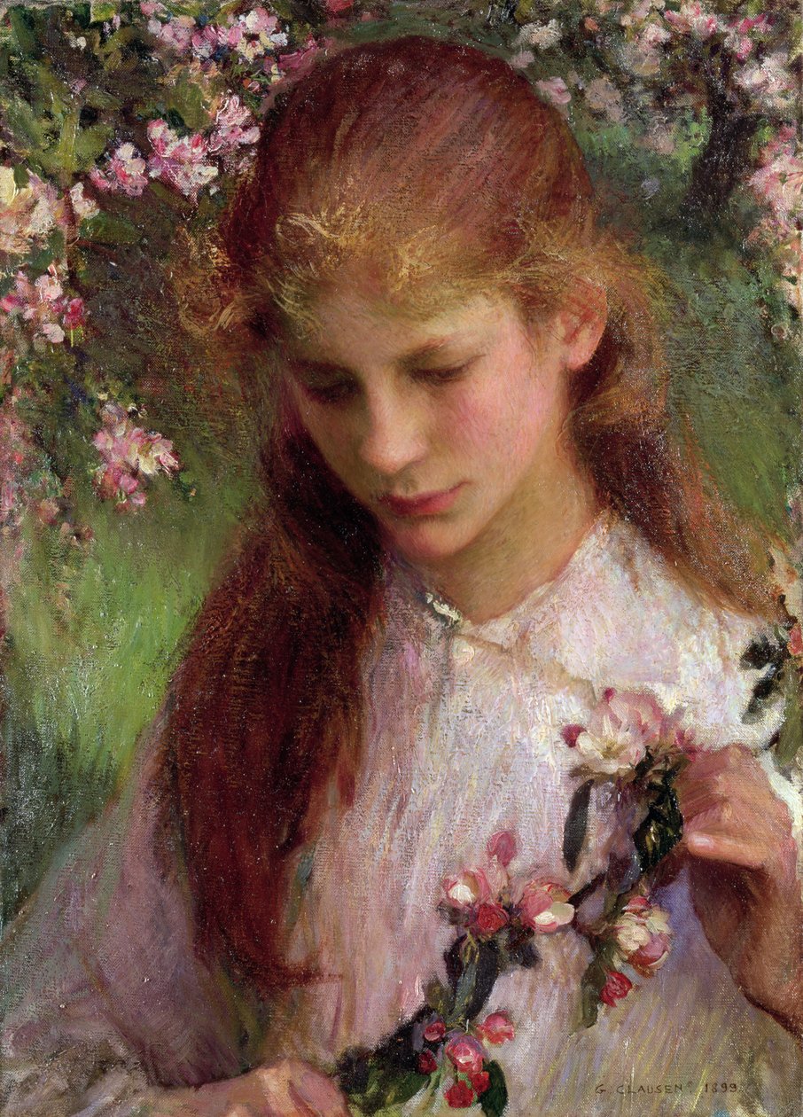 Fiori di melo, 1899 da George Clausen
