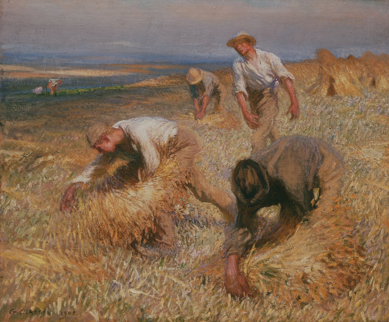 Legare i covoni da George Clausen