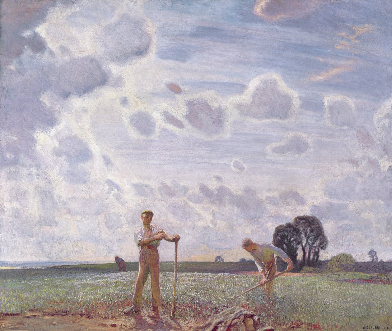 Nei Campi di Giugno da George Clausen