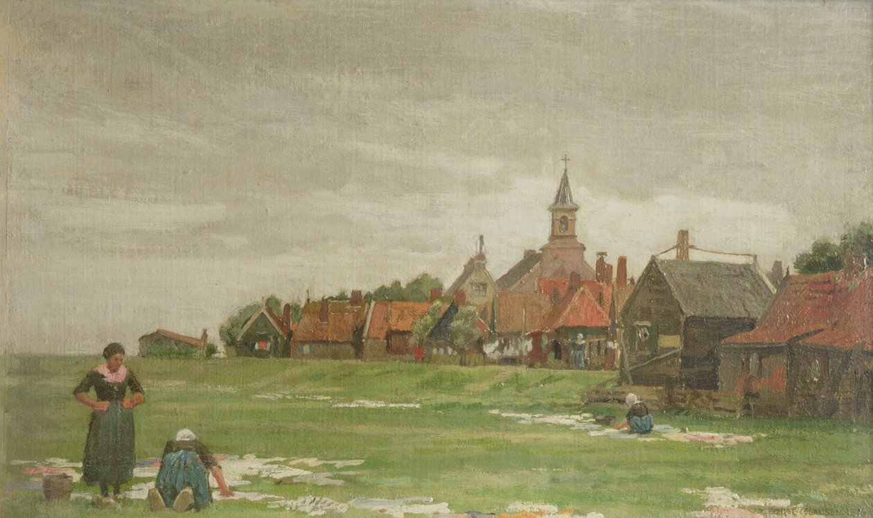 Lavandaie, Olanda, 1876 da George Clausen