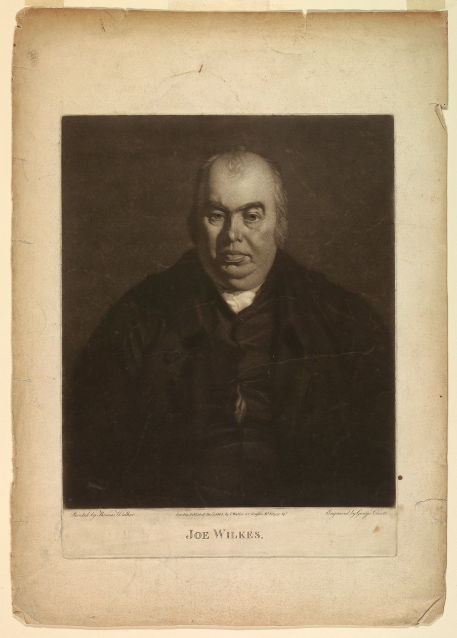 Ritratto di Joe Wilkes da George Clint