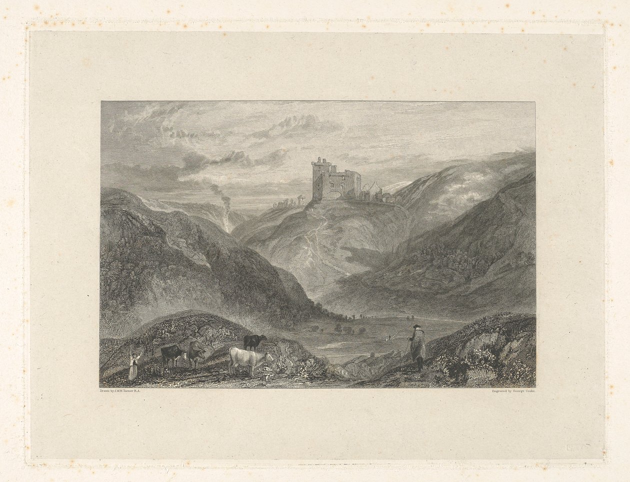 Castello di Crichton da George Cooke