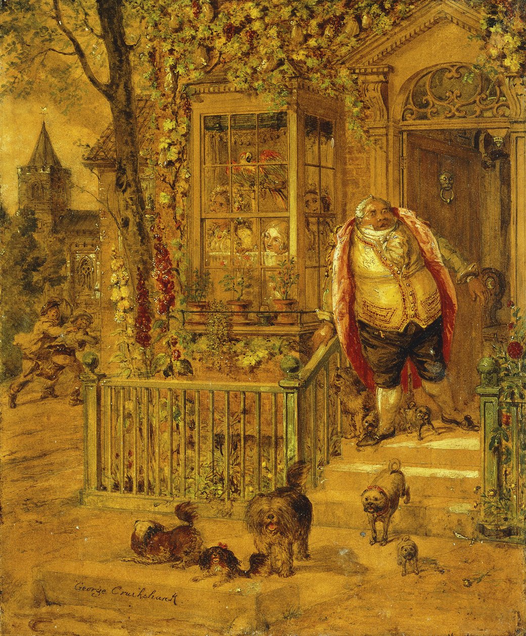 Un colpo di fuga da George Cruikshank
