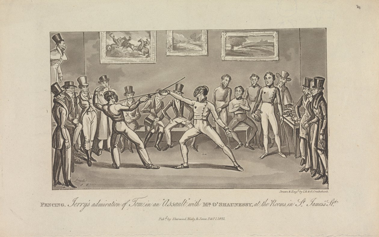 Scherma da George Cruikshank