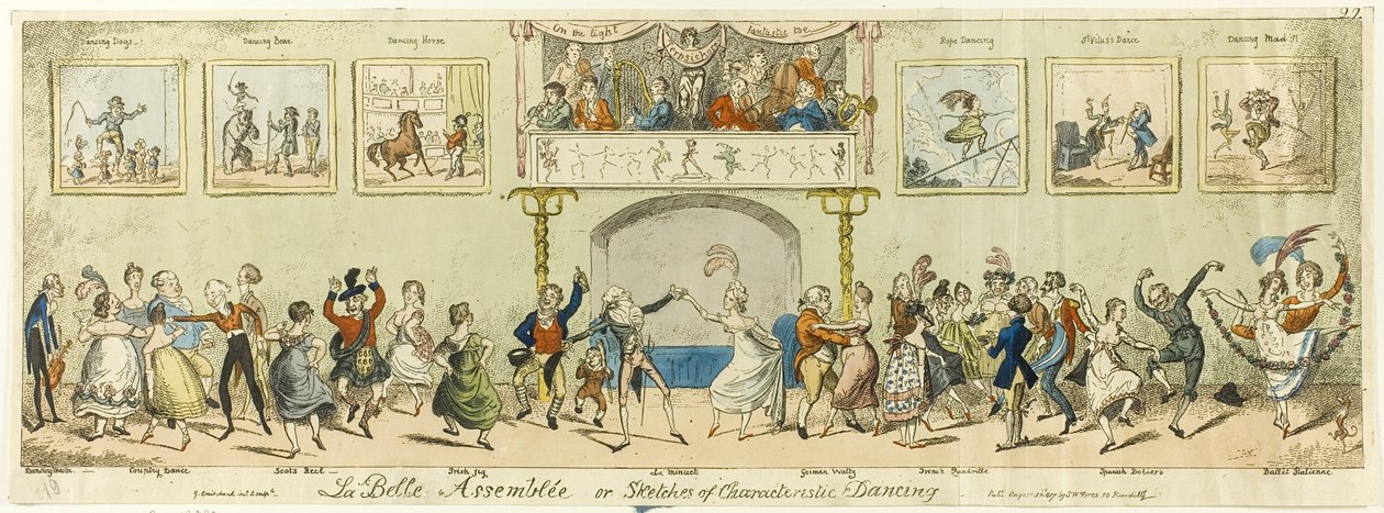 La Belle Assemblée da George Cruikshank