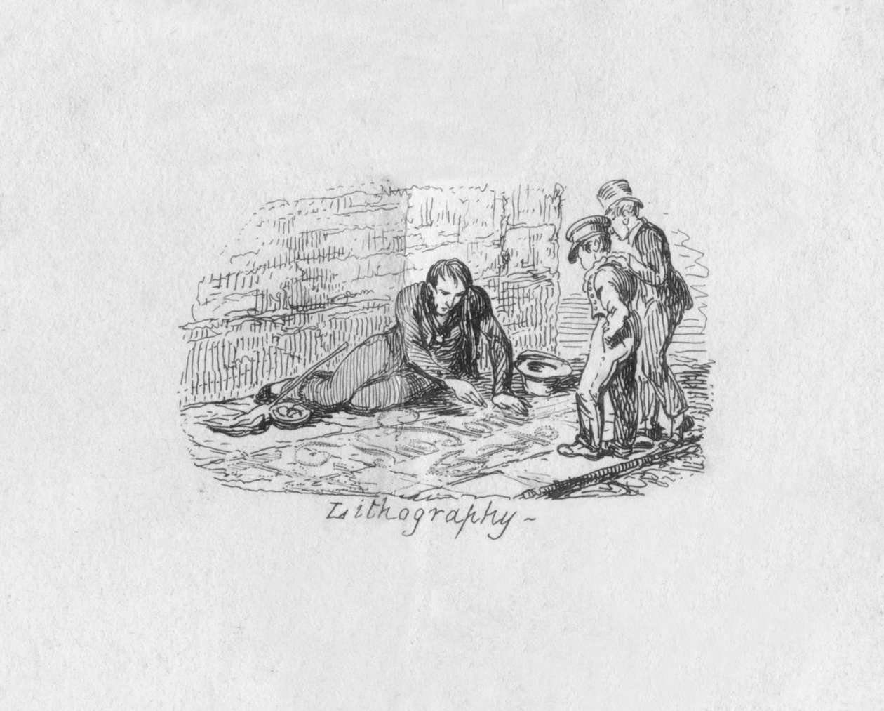 Litografia, 1829 da George Cruikshank