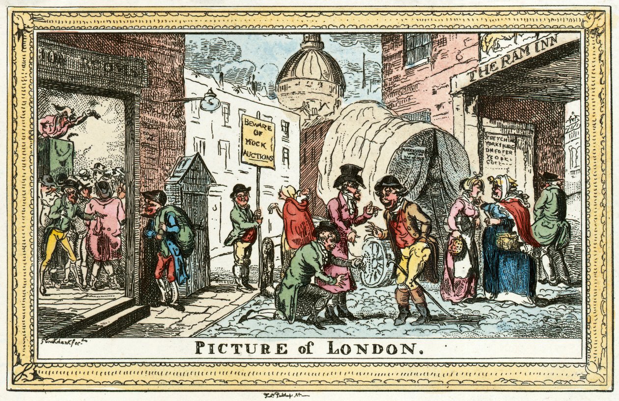 Immagine di Londra da George Cruikshank