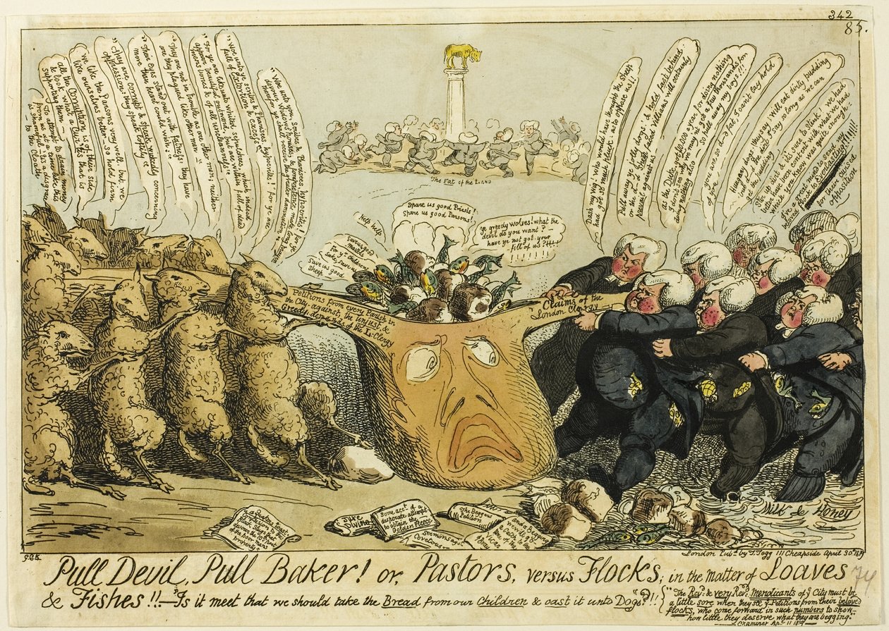 Tira Devil, tira Baker! da George Cruikshank