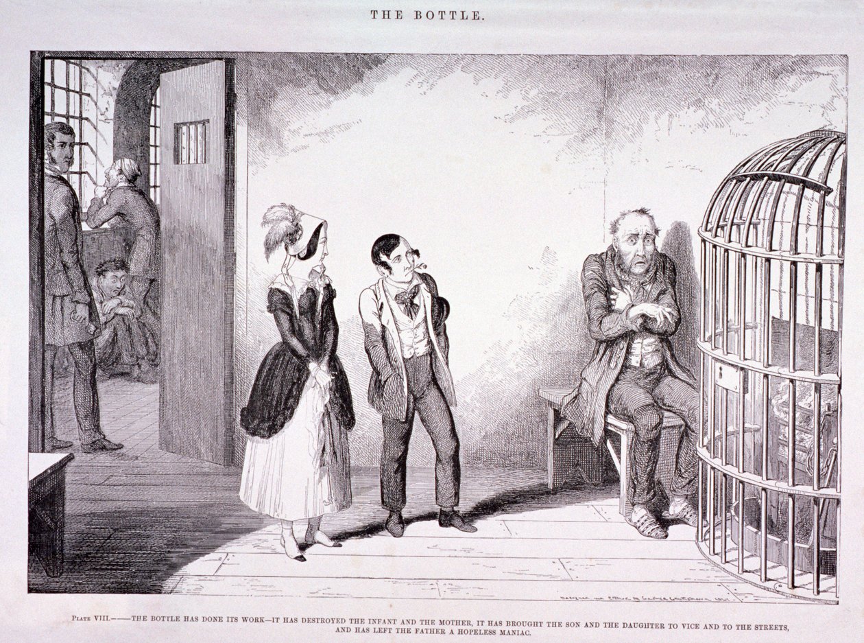 La bottiglia da George Cruikshank