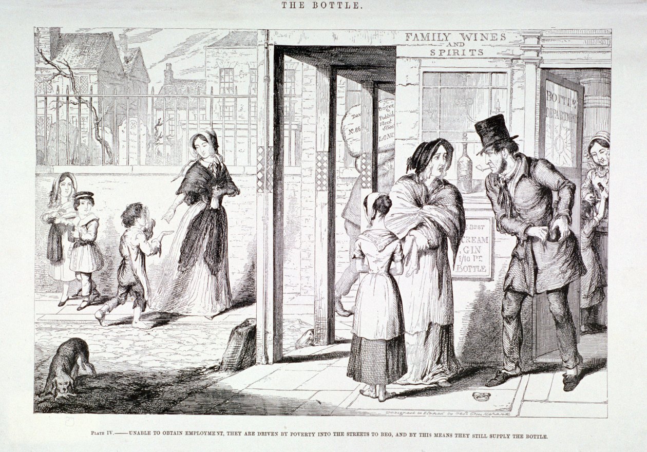 La Bottiglia da George Cruikshank