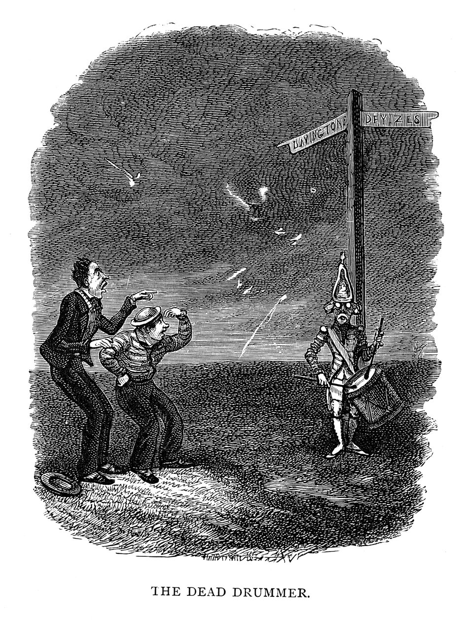 Il tamburino morto, 1840 da George Cruikshank