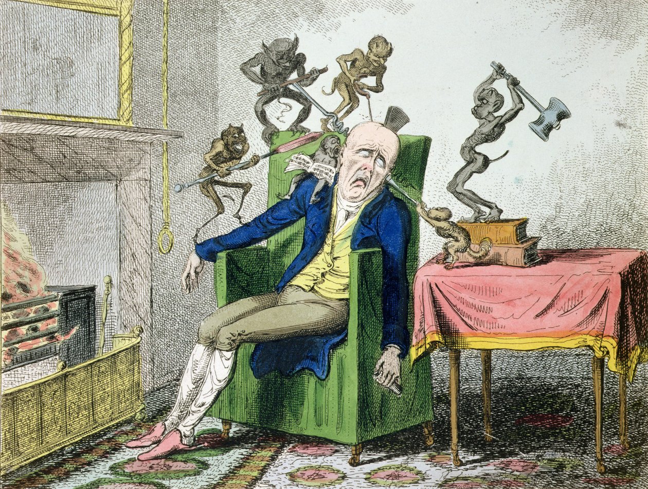 Il mal di testa da George Cruikshank