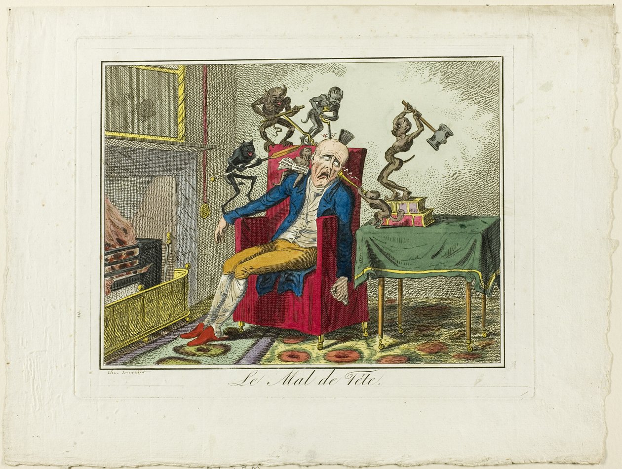 Il mal di testa da George Cruikshank