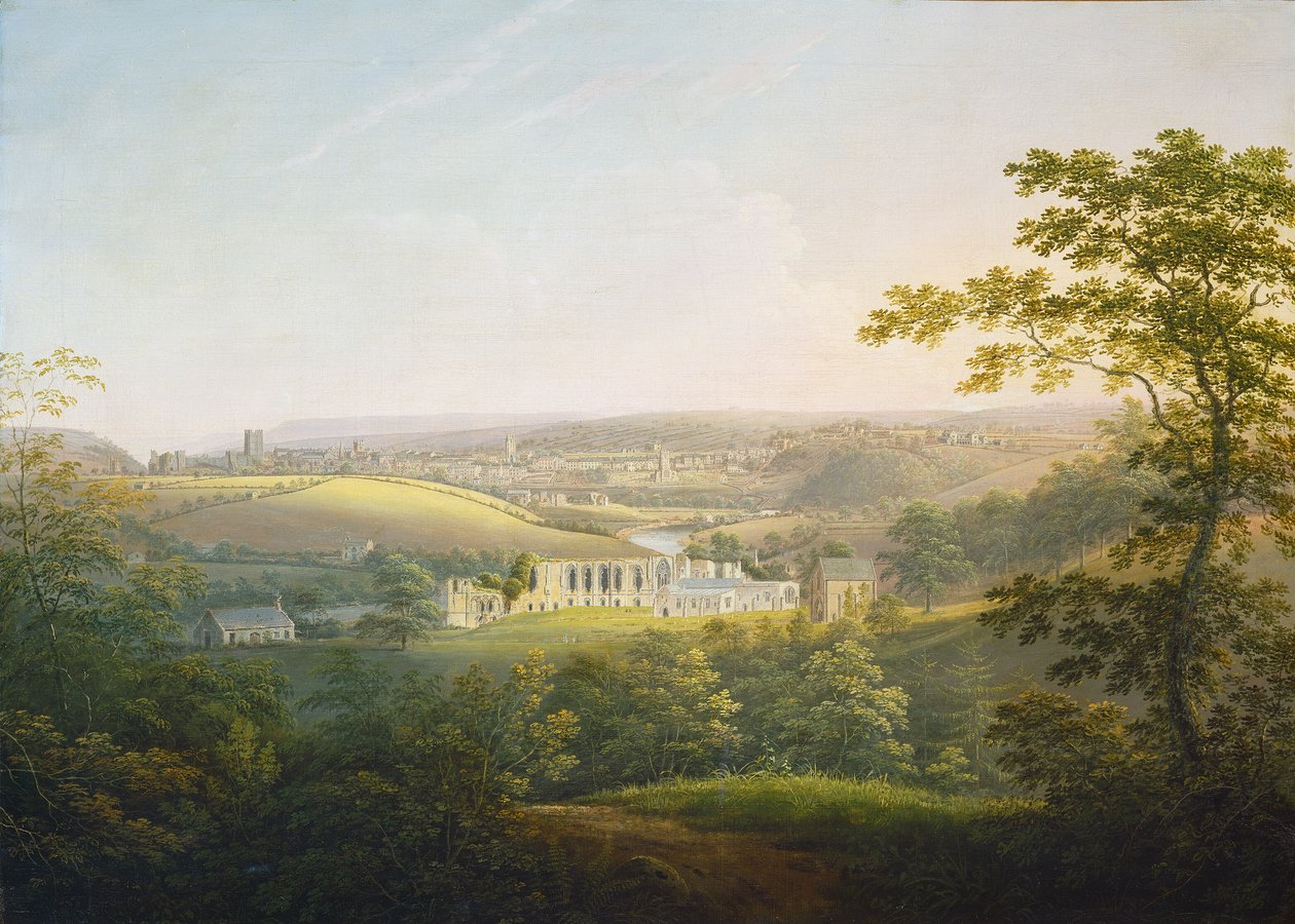 Abbazia di Easby, vicino a Richmond, c. 1821-1854 da George Cuitt