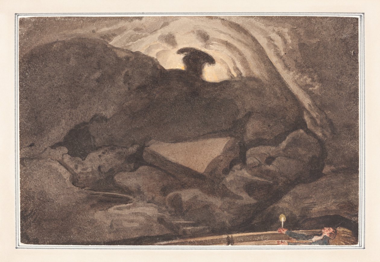 Scena in una Grotta da George Cumberland