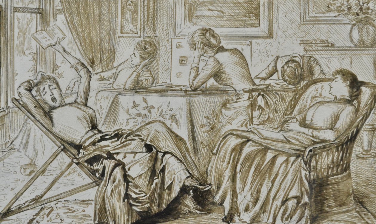 Noia, c.1880-90 da George du Maurier