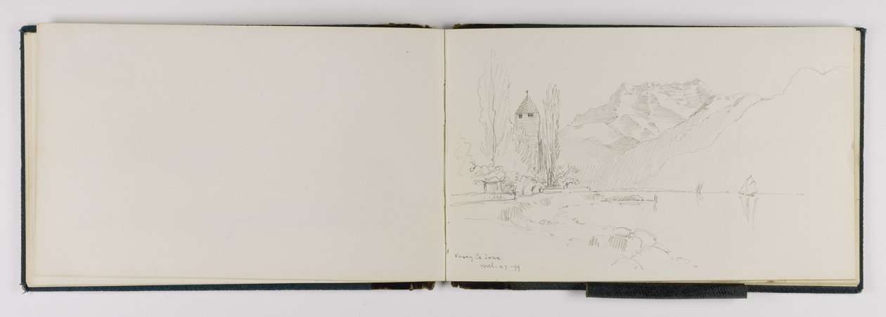 (Libro di schizzi) Vevey La Tour da George Elbert Burr