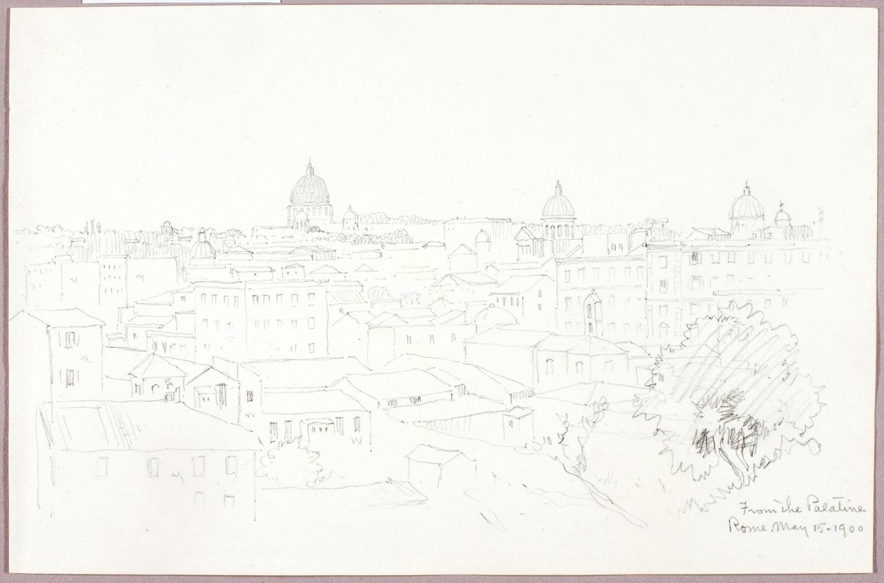 Dal Palatino, Roma da George Elbert Burr