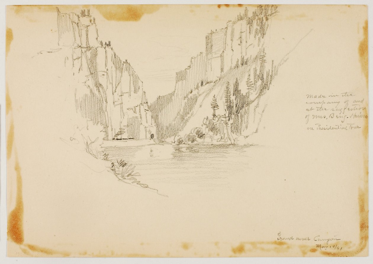Grand River Canyon/vicino a Glenwood Springs da George Elbert Burr