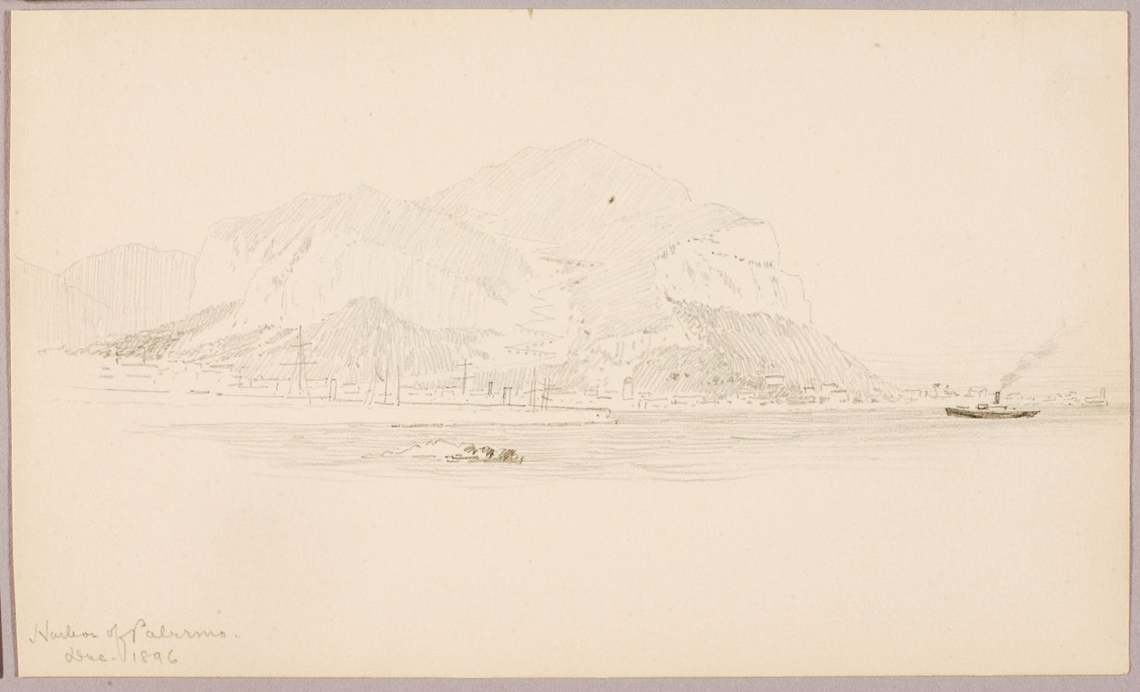 Porto di Palermo da George Elbert Burr