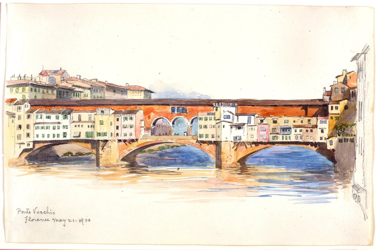 Ponte Vecchio, Florence da George Elbert Burr