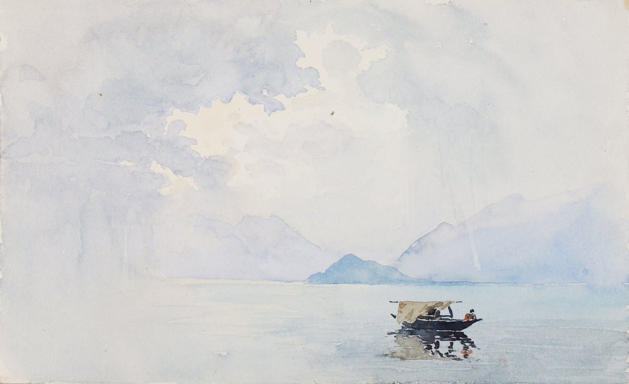 Pioggia, Bellagio, 1898 da George Elbert Burr