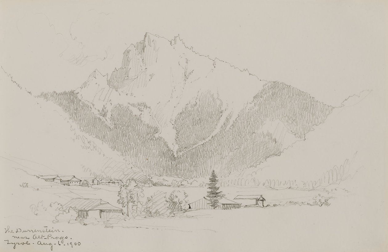 Il Dürrenstein, vicino ad Alt-Prags, Tirolo da George Elbert Burr