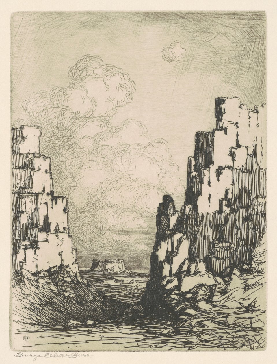 Il piccolo canyon da George Elbert Burr