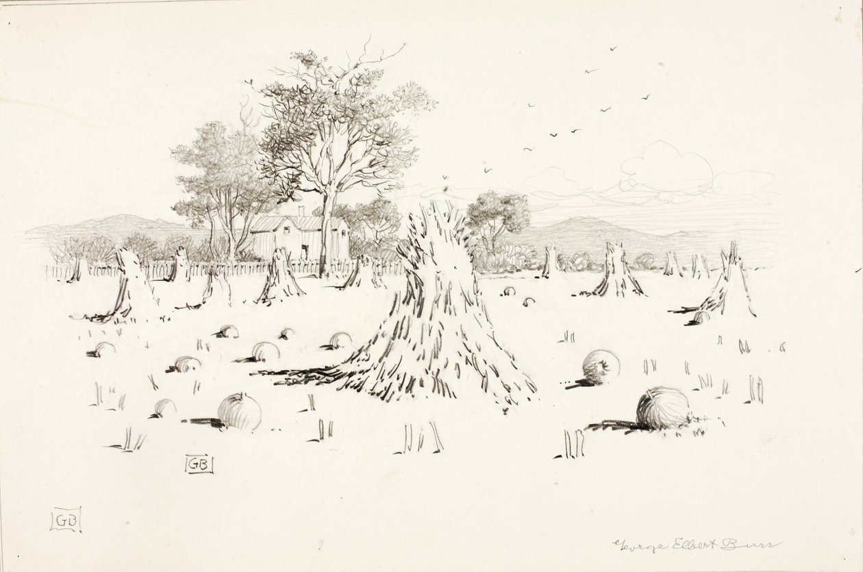 Senza titolo (scena del raccolto) da George Elbert Burr