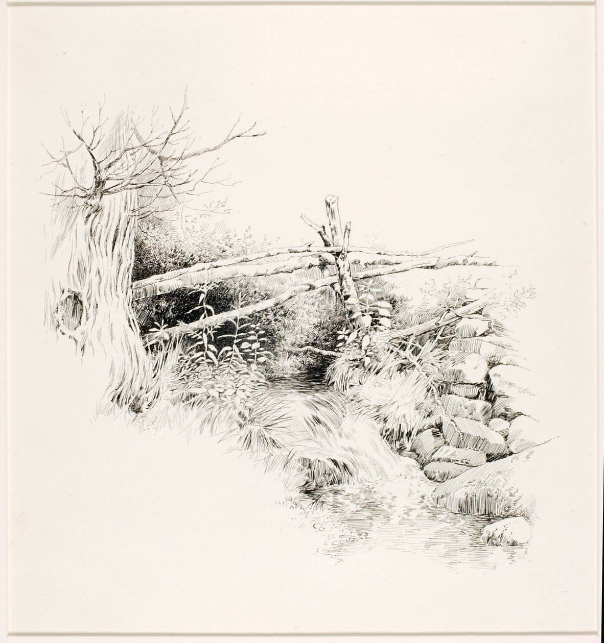 Senza titolo (Ruscello di bosco) da George Elbert Burr