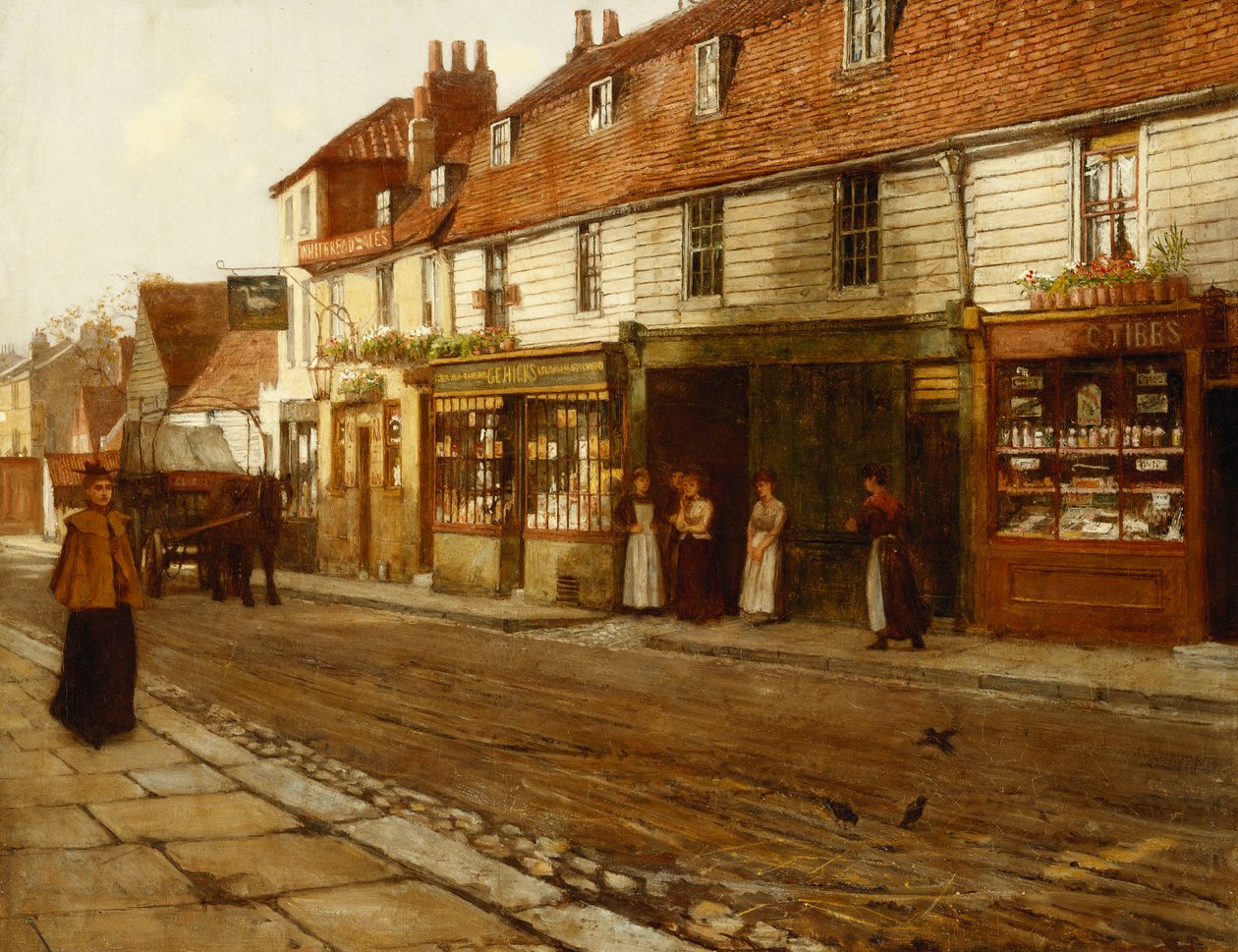 Eltham High Street da George Elgar Hicks