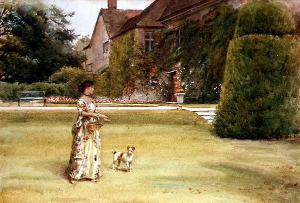 Sul prato da George Goodwin Kilburne