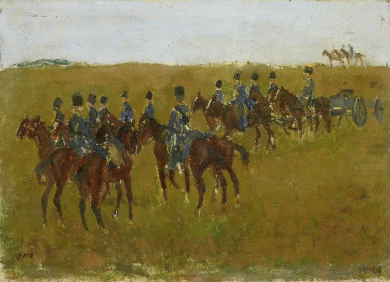 Artiglieria in manovra da George Hendrik Breitner