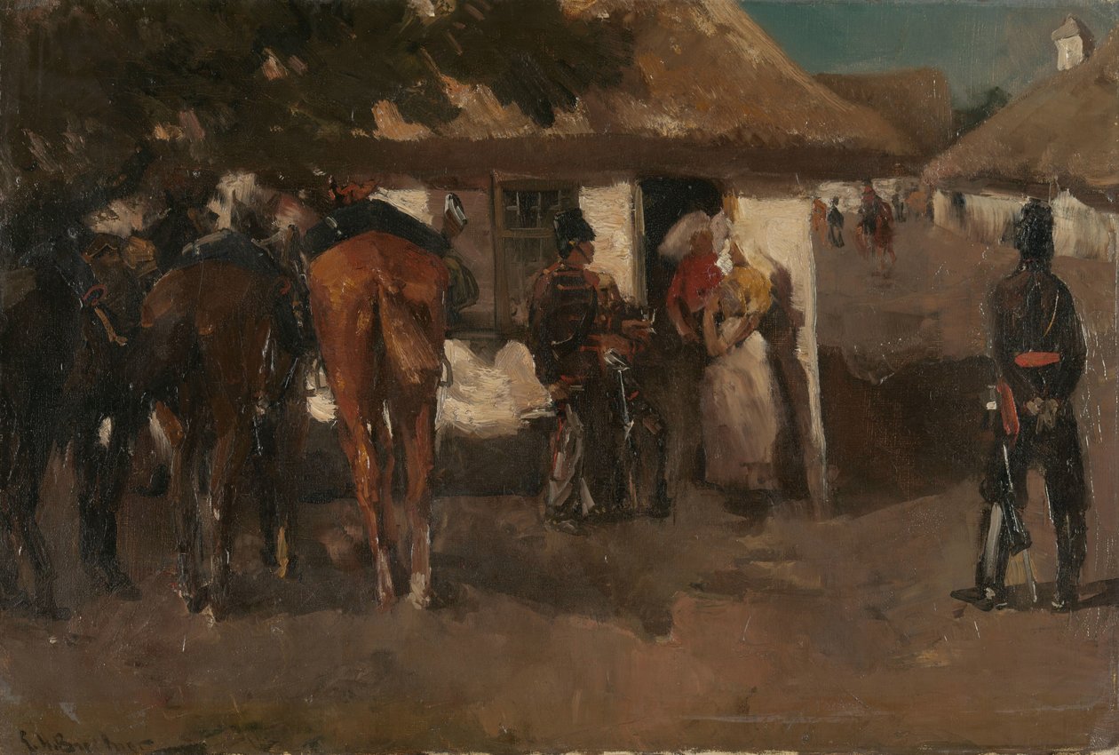 Alloggiamento delle truppe da George Hendrik Breitner