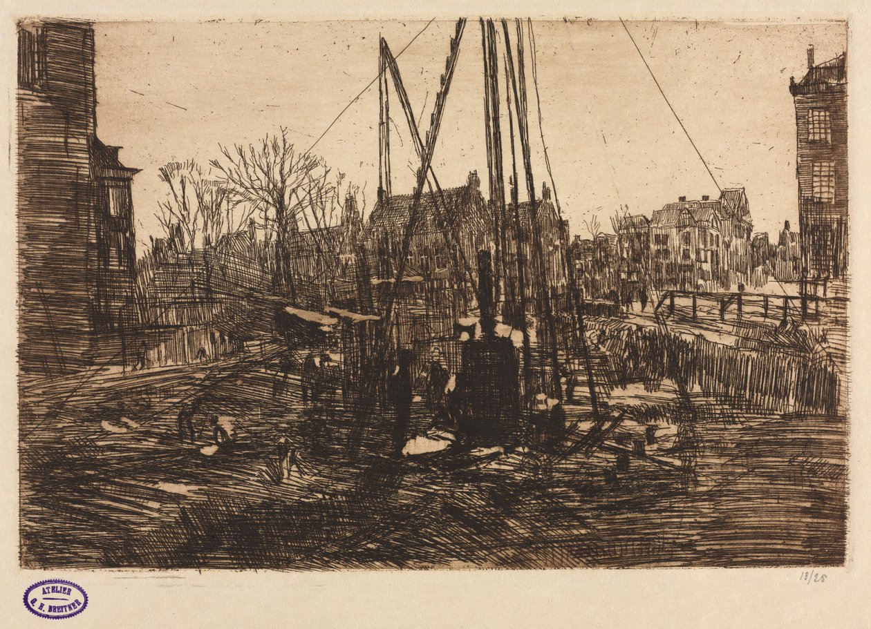 Cantiere, Amsterdam da George Hendrik Breitner